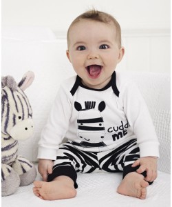 Children-s-clothing-male-child-black-and-white-twinset-cartoon-long-sleeve-derlook-baby-font-b